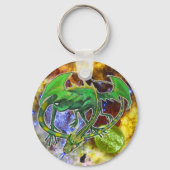 Emerald Cosmic Dragon Sleutelhanger (Achterkant)