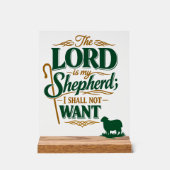 Emerald Crossing Psalm 23 VBS Church Acrylic (Recto)