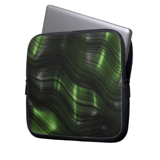 Emerald Current Electronics Bag Laptop Sleeve (Voorkant Links)