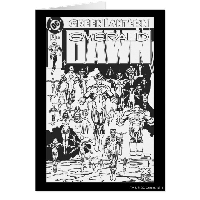 Emerald Dawn, noir et blanc (Devant)