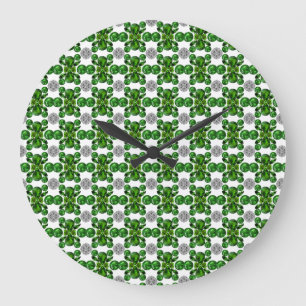 Emerald Diamond Gemstone Art Green Grote Klok