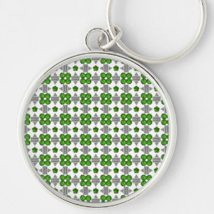 Emerald Diamond Gemstone Art, Green Sleutelhanger