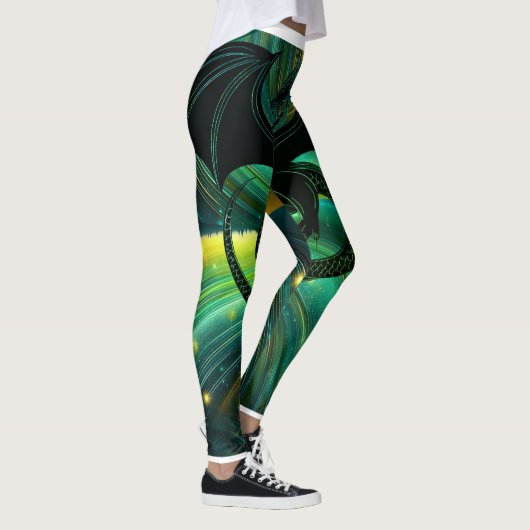 Emerald Dragon Leggings (Droite)