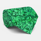 EMERALD DREAM (abstract kunstontwerp) ~ Stropdas (Opgerold)