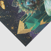 Emerald Dreams Fantasy Forest Queen Decoupage Tissuepapier (Detail)