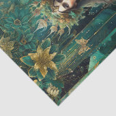 Emerald Dreams Fantasy Forest Queen Decoupage Tissuepapier (Detail)
