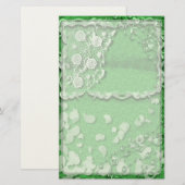 Emerald Dreams Junk Journal Style Trompe L'oeil Briefpapier (Voorkant / Achterkant)