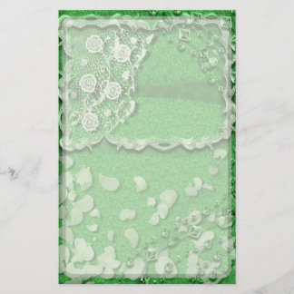 Emerald Dreams Junk Journal Style Trompe L'oeil Briefpapier