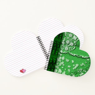 Emerald Dreams Trompe L'oeil Junk Journal Stijl Notitieboek