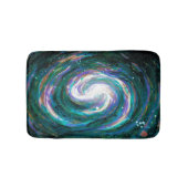 Emerald en Paarse Galaxy Badmat (Voorkant)