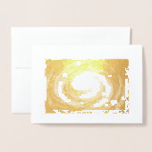 Emerald en Paarse Galaxy Folie Kaarten (Voorkant met envelop)