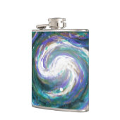 Emerald en Paarse Galaxy Heupfles (Links)