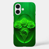 Emerald encadré Rose Coque d'art-coque iphone (Verso)