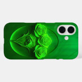 Emerald encadré Rose Coque d'art-coque iphone (Verso (horizontal))