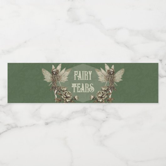 Emerald Enchanted Elixir fee Waterfles Etiket (Enkel label)