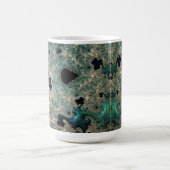 Emerald et Gold Mandelbrot Mug (Centre)