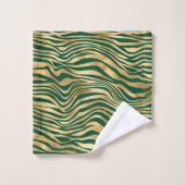 Emerald et Gold Safari Series Design 4 (Gant de toilette)