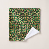Emerald et Gold Safari Series Design 8 (Gant de toilette)