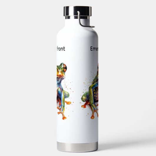 Emerald Eye Rainforest Frog Waterfles (Links)