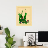 Emerald Faerie Poster (Thuiskantoor)