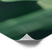 Emerald Fluid Dynamics Splash-Poster Poster (Hoek)