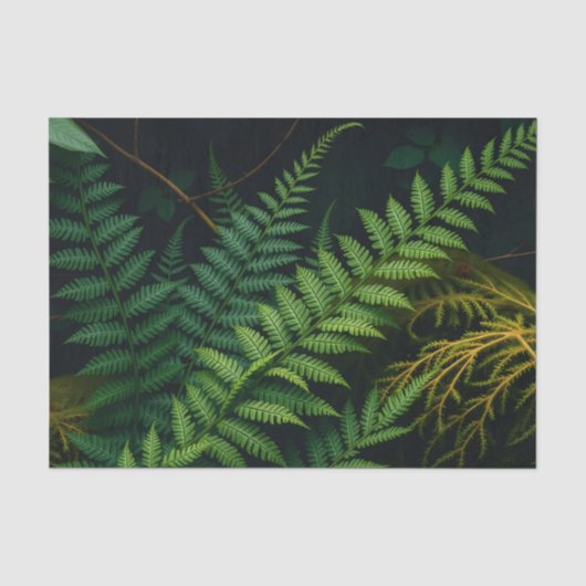 Emerald Forest Luxe Mos Botanica Tissuepapier (Voorkant)