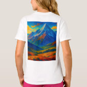 Emerald Forest Watercolor Canvas T-shirt (Achterkant)