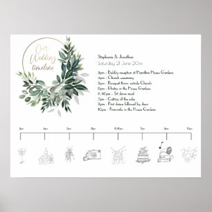 Emerald Forest Wedding-poster Poster