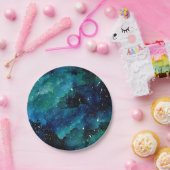 Emerald Galaxy Papieren Bordje (Feest)