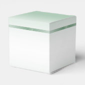 Emerald Gem Bow & Ribbon 55th Wedding Jubileum Bedankdoosjes (Achterkant)