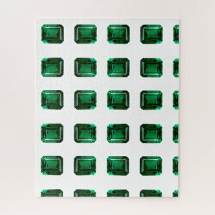 Emerald Gemstone Green Legpuzzel