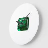 Emerald Gemstone, May Birthstone, Green Large Cloc Grote Klok (Hoek)