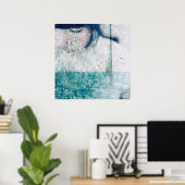 Émerald Girl Green Poster Paper 24" x 24" (Bureau à domicile)