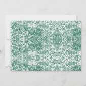 Emerald Glitter ⎢ Personalized Note Kaart Notitiekaartje (Achterkant)