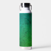 Emerald Gradient Waterfles – Ruisstructuur (Voorkant)