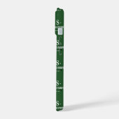 Emerald Green 1-initial Golfer Monogramme alliage (Côté gauche)