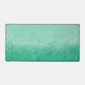 Emerald Green Abstrait Art Desk Mat (Recto)