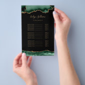 Emerald Green Agaat prijslijst Flyer (Hand)