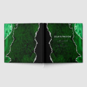 Emerald Green Agate Mariage Argent (Complet)