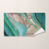 Emerald green and Marble Arch Bad Handdoek (Handdoek)