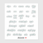 Emerald Green Baking Labels (Vel)