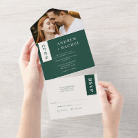 Emerald Green Blocks Fall Weddenfoto