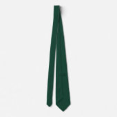 Emerald Green botanische kam monogram bruiloft Stropdas (Achterkant)