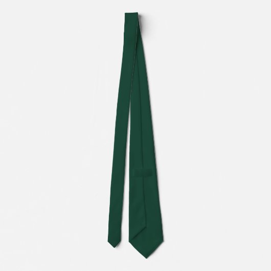 Emerald Green botanische kam monogram bruiloft Stropdas (Achterkant)