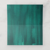 Emerald green bruiloft of evenement (Binnenkant ongevouwen)