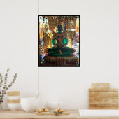 Emerald Green Buddha Doi Suthep Poster (Keuken)