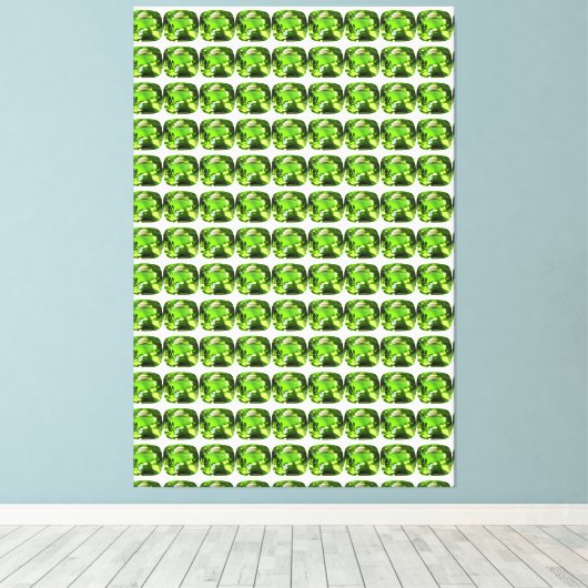 Emerald Green Canvas Afdruk (Insitu (Houten vloer))