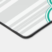 Emerald Green Classy Stripes Damask (Coin)