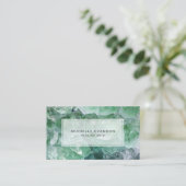 Emerald Green Crystal Carte de visite des Arts de  (Debout devant)
