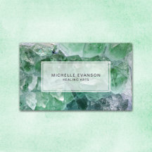 Emerald Green Crystal Healing Arts Visitekaartje